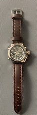 Mens military style wrist watch chunky