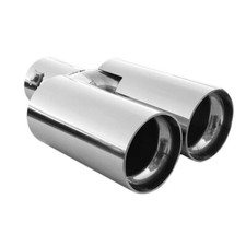 Twin Exhaust Tip Trim Pipe