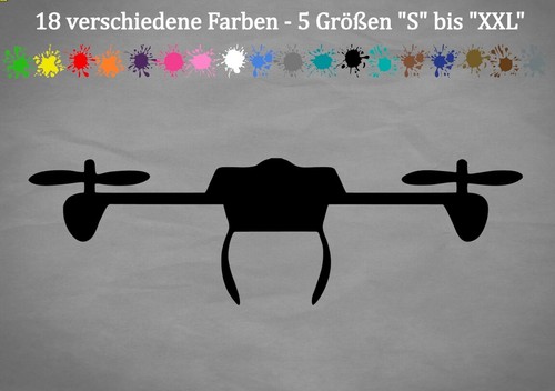 Decal drone sticker - , quadcopter