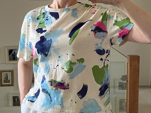 Zara women abstract print - zara,