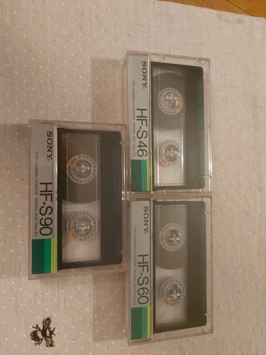 Sony s cassette tapes - hf,