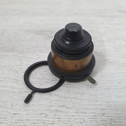 Vintage small brass microscope - vintage,