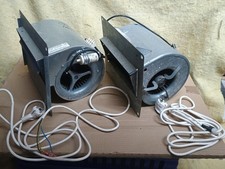 2x FAN 230V heating log burner