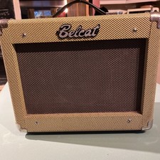 Belcat (SubZero) V15G Vintage Guitar Combo Amplifier. Yellow/Black. Tested. Good