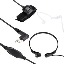 Throat Mic Earpiece Microphone