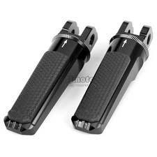 Front Rider Pedal Foot Pegs For *Honda CB125/300/CB1000R/CBR650，Black Foot Pegs