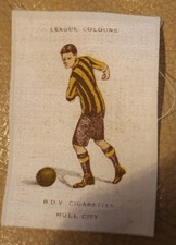 HULL CITY FC 1920 SILK ORIGINAL BDV CIGARETTES GODFREY PHILLIPS