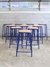 Vintage French Stackable School Stools