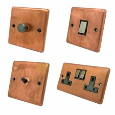 Aged Antique Copper Plug