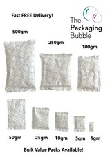 Silica Gel Mini Desiccant Sachets Anti Damp Dry Bag 1g 5g 25g 50g 100g 250g 500g