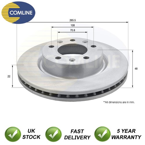 Brake disc front comline fits - brake,