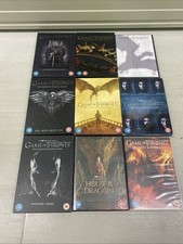 Game Of Thrones Seasons 1-7 Collection DVD Box Set Bundle & The House Of Dragon