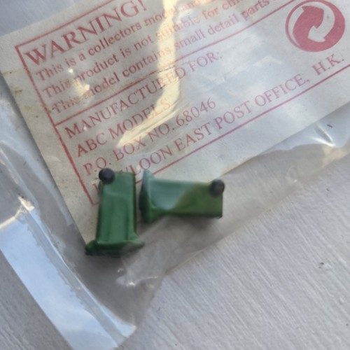 Pair of green bin - a,