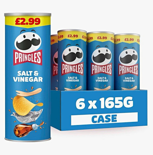 Pringles salt vinegar crisps - pringles,