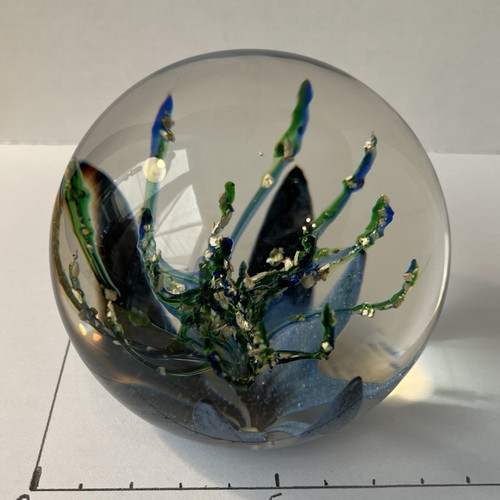 Selkirk glass paperweight - selkirk,