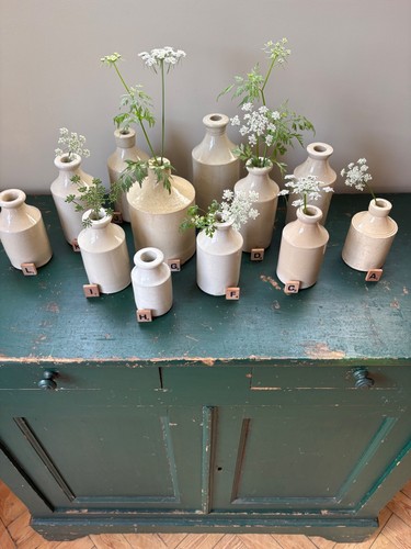 Vintage salt glazed vessels - salt,