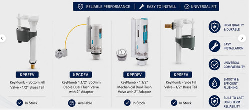 Toilet flush system fill - flush,