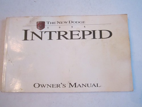 1995 dodge intrepid owner - intrepid, owner's