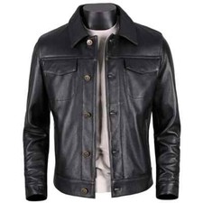 Men's Cowhide Leather Jacket