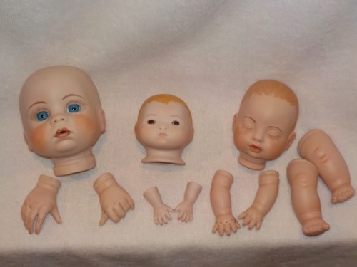 Bisque baby doll - 3, makes