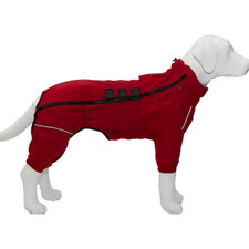 Dog Rain coat   Layer 4 Leg Jacket Water Resistant Reflective