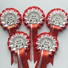 5 x Christmas Rosettes Well