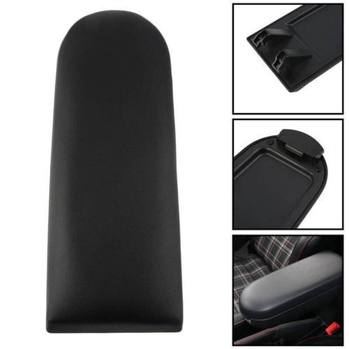 Black leather armrest center - armrest,