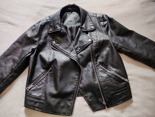 Ladies faux leather jacket - ladies,
