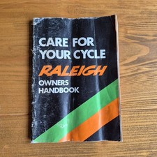 Vintage Raleigh Cycle Owners Handbook