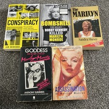 Marilyn monroe books bundle X 5 PB Bombshell Marilyn Scandal Conspiracies 