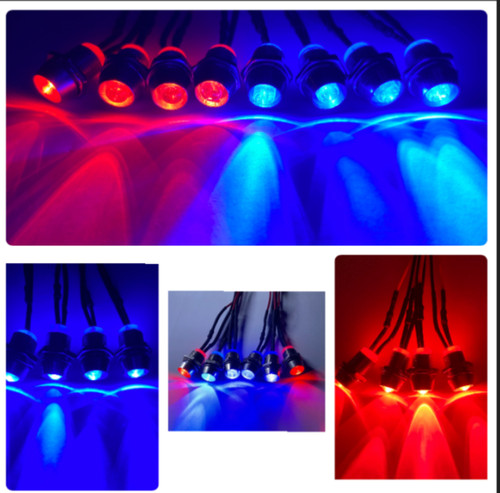 Led flashing red - flashing, red/blue