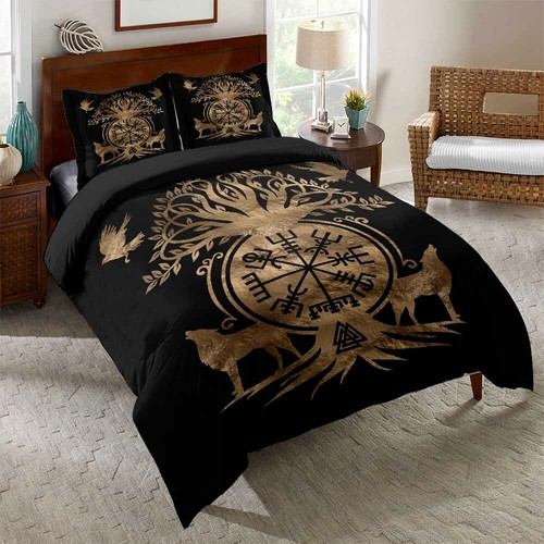 Vikings bedding set duvet - bedding,