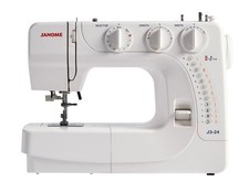 Janome J3-24 Portable Lightweight Sewing Machine - Front Loading - Hard Cover