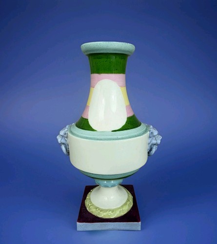 A1507 vase with binding - , sign