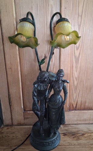 Table lamp art - table, nouveau