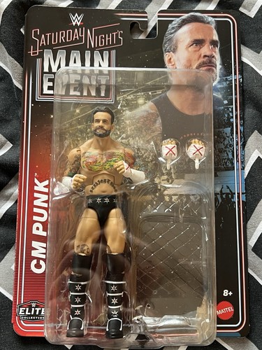 Wwe punk elite mattel - wwe,
