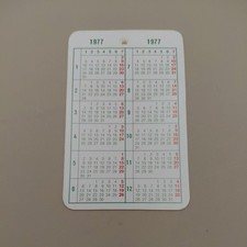   Rolex Calander Cards 1977