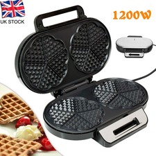 1200W Double Waffle Maker