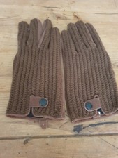 New driving gloves, unbranded size large suede lovely dark tan