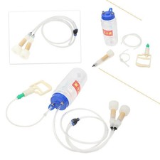 2L 0.5 Gal Farm Milking Machine Cow Goat Sheep Milker Portable Vacuum Barrel