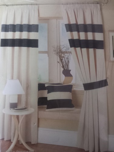 Charcoal chenille striped - chenille,