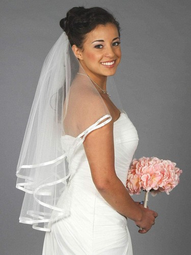 Wedding veil with comb - with,