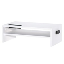 Wood Monitor Stand Riser for Computer, Notebook, iMac, PC, 2 Tiers