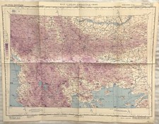 Vintage RAF Map Stara