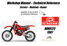 Cagiva WMX125 WMX 125  Service