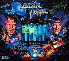 Data East STAR TREK Pinball Cabinet Light Mod BLUE