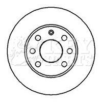 Key parts kbd4857 - brake, disc