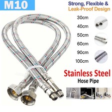 M10 Tap Hose Connectors Kitchen Basin Sink Monobloc Mixer Flexible Pipes Tails