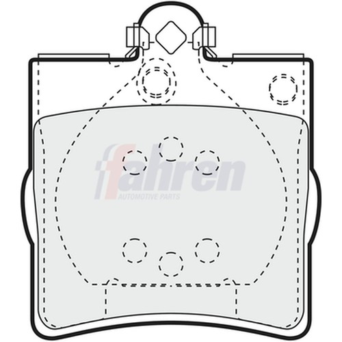 Brake pads for mercedes - pads,