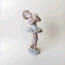 Germany WALLENDORF #1764 Porcelain Bisque Ballerina Figurine 
